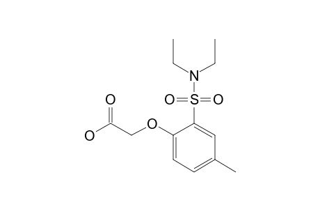 {[2-(diethylsulfamoyl-p-tolyl)oxy]acetic acid