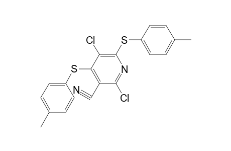 2,5-bis(chloranyl)-4,6-bis[(4-methylphenyl)sulfanyl]pyridine-3-carbonitrile
