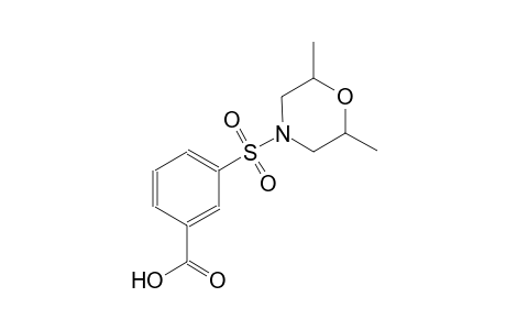 benzoic acid, 3-[(2,6-dimethyl-4-morpholinyl)sulfonyl]-