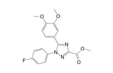 Methyl 5-(3,4-dimethoxyphenyl)-1-(4-fluorophenyl)-1H-1,2,4-triazole-3-carboxylate
