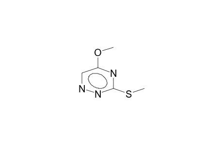 5-Methoxy-3-(methylthio)-1,2,4-triazine