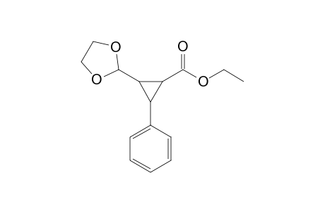 Cyclopropane,-1-phenyl,-2(2-dioxolyl-1,3),-3-carbethoxy