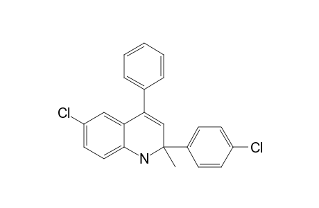 (+/-)-6-CHLORO-2-(4-CHLOROPHENYL)-1,2-DIHYDRO-2-METHYL-4-PHENYLQUINOLINE