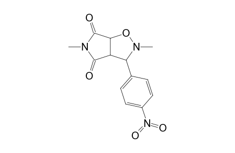 (trans)-3-[p-Nitrophenyl]-2,5-dimethyl-tetrahydropyrrolo[3,4-d]isoxazol-4,6-dione