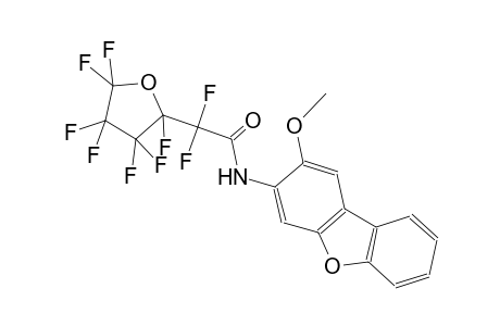 2,2-difluoro-2-(2,3,3,4,4,5,5-heptafluorotetrahydro-2-furanyl)-N-(2-methoxydibenzo[b,d]furan-3-yl)acetamide