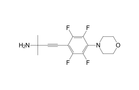4-(4-MORPHOLINO-2,3,5,6-TETRAFLUOROPHENYL)-2-AMINO-2-METHYL-3-BUTYNE