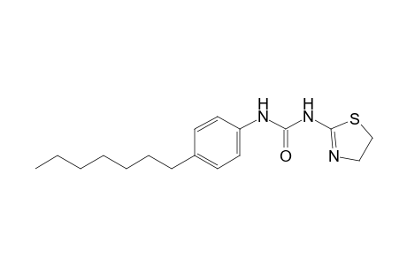 1-(p-heptylphenyl)-3-(2-thiazolin-2-yl)urea