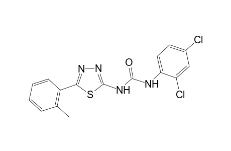 N-(2,4-dichlorophenyl)-N'-[5-(2-methylphenyl)-1,3,4-thiadiazol-2-yl]urea