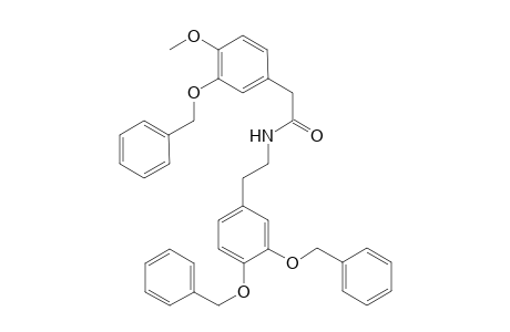 2-(3-(benzyloxy)-4-methoxyphenyl)-N-(3,4-bis(benzyloxy)phenethyl)acetamide