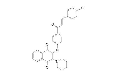 2-[4-(4-Hydroxycinnamoyl)amino]-3-piperidino-1,4-naphthoquinone