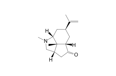 (1S,4R,6S,8S,11S)-6-isopropyl-3,11-dimethyl-3-azatricyclo[6.2.1.0(4,11)]undecan-9-one