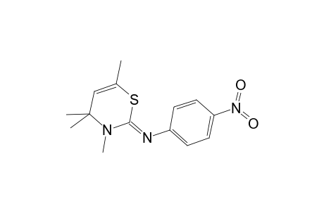 4-Nitro-N-[(2E)-3,4,4,6-tetramethyl-3,4-dihydro-2H-1,3-thiazin-2-ylidene]aniline