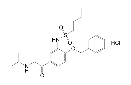 2'-(benzyloxy)-5'-(N-isopropylglycyl)-1-butanesulfonanilide, hydrochloride