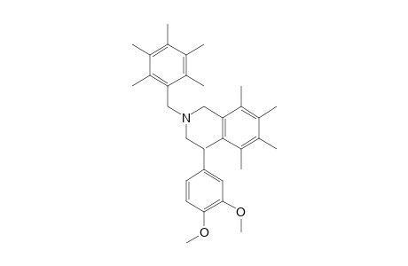 2,2',3,3',4,4',5,5',6,6'-decamethyl-N-(3,4-dimethoxyphenethyl)dibenzylamine