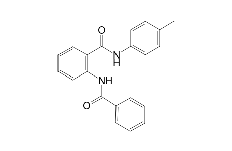 2-(benzoylamino)-N-(4-methylphenyl)benzamide