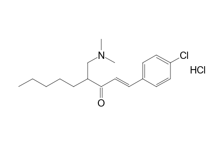 (E)-1-(p-chlorophenyl)-4-[ (dimethylamino)methyl] -1-nonen-3-one, hydrochloride