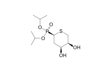 Diisopropyl 2-(4',5'-dihydroxytetrahydro-thiapyranyl)-phos[honate