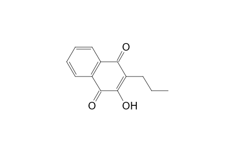 1,4-Naphthalenedione, 2-hydroxy-3-propyl-