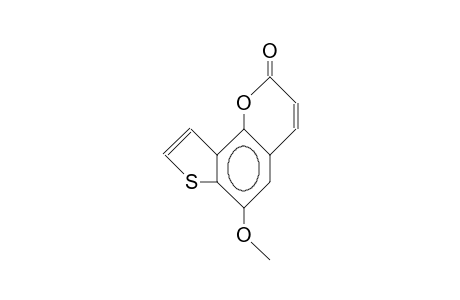 6-Methoxy-2-oxo-(2H)-thiofuro(2,3-H)-1-benzopyran