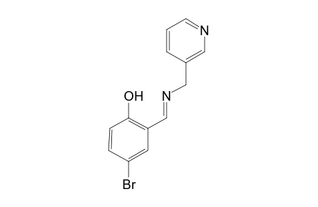 4-bromo-2-{N-[(3-pyrdyl)methyl]formimidoyl}phenol