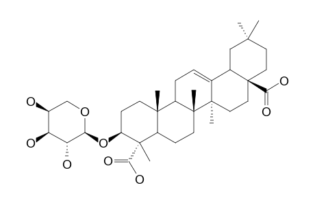 CHIONAEOSIDE_D;3-O-ALPHA-L-ARABINOPYRANOSYLGYPSOGENIC_ACID