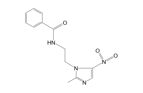 N-[2-(2-methyl-5-nitroimidazol-1-yl)ethyl]benzamide