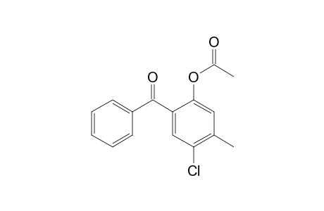 5-Chloro-2-hydroxy-4-methylbenzophenone, acetate