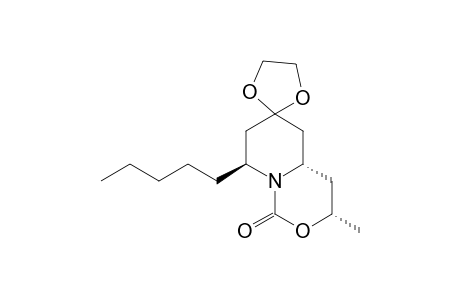 6-ETHYLENEDIOXY-3-METHYL-8-PENTYLPERHYDROPYRIDO-[1,2-C]-[1,3]-OXAZIN-1-ONE