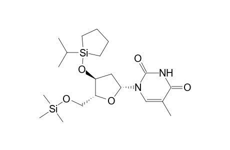 Thymidine, 3'-O-[1-(1-methylethyl)silacyclopent-1-yl]-5'-O-(trimethylsilyl)-
