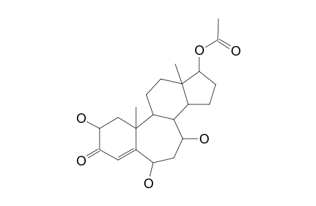 B-HOMOANDROST-4-ENE-2-BETA,6-BETA,7A-BETA,17-BETA-TETROL-3-ONE-17-ACETATE