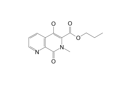 5-HYDROXY-6-PROPYLOXYCARBONYL-N-METHYL-1,7-NAPHTHYRIDIN-8(7H)-ONE