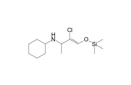 N-(2-Chloro-1-methyl-3-trimethylsiloxy-2-propenyl)cyclohexylamine