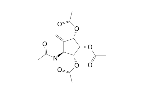 (1S,2S,3R,4S)-4-Acetamido-1,2,3-tri-o-acetyl-5-methylenecyclopentane-1,2,3-triol