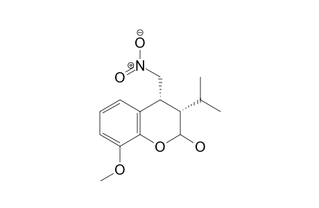 (3S,4R)-3-Isopropyl-8-methoxy-4-(nitromethyl)chroman-2-ol