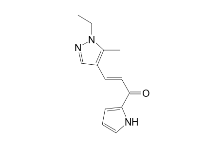 3-(1-Ethyl-5-methyl-1H-pyrazol-4-yl)-1-(1H-pyrrol-2-yl)-propenone