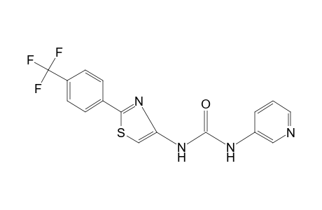 1-(3-PYRIDYL)-3-[2-(alpha,alpha,alpha-TRIFLUORO-p-TOLYL)-4-THIAZOLYL]UREA