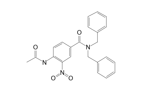 4-Acetamido-N,N-dibenzyl-3-nitrobenzamide