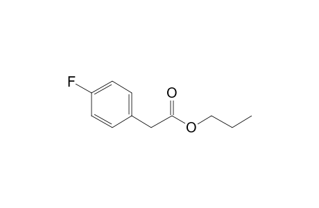 Acetic acid, 2-(4-fluorophenyl)-, propyl ester