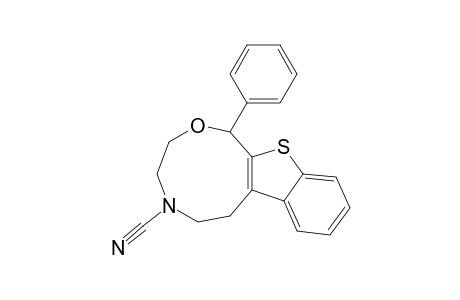 1-PHENYL-1,3,4,5,6,7-HEXAHYDRO-[1]-BENZOTHIENO-[3,2-G]-[1,4]-OXAZONINE-5-CARBONITRILE