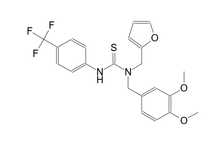 thiourea, N-[(3,4-dimethoxyphenyl)methyl]-N-(2-furanylmethyl)-N'-[4-(trifluoromethyl)phenyl]-