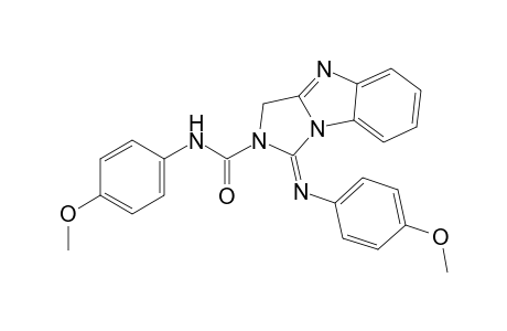 1H-Imidazo[1,5-a]benzimidazole-2(3H)-carboxamide, N-(4-methoxyphenyl)-1-[(4-methoxyphenyl)imino]-