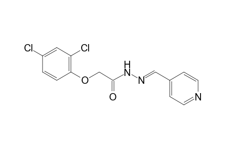 2-(2,4-dichlorophenoxy)-N'-[(E)-4-pyridinylmethylidene]acetohydrazide