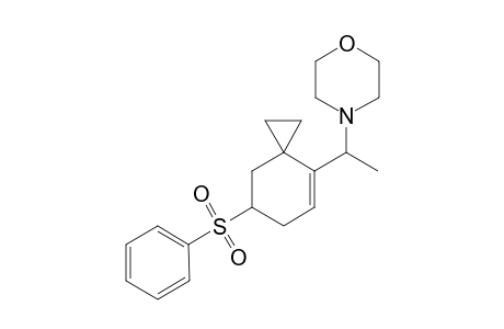 4-[1-(5-besylspiro[2.5]oct-7-en-8-yl)ethyl]morpholine