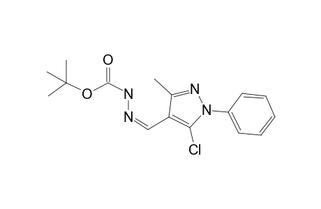 Hydrazinecarboxylic acid, N'-(5-chloro-3-methyl-1-phenyl-1H-pyrazol-4-ylmethylene)-, tert-butyl ester