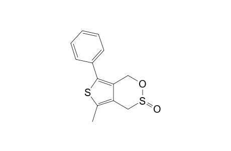 5-Methyl-7-phenyl-1,4-dihydro-1H-3.lamada.4-thieno[3,4-d][2,3]oxathiin-3-oxide