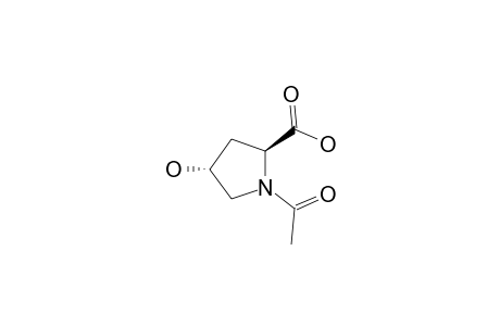 (2S,4R)-1-acetyl-4-hydroxy-proline
