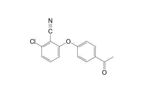 2-(p-acetylphenoxy)-6-chlorobenzonitrile