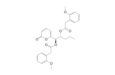 (2-Methoxy-phenyl)-acetic acid (1R,2R)-2-[2-(2-methoxy-phenyl)-acetoxy]-1-(6-oxo-6H-pyran-2-yl)-pentyl ester