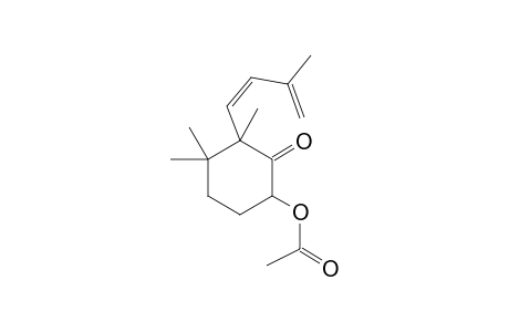 3,4,4-Trimethyl-3-[(1Z)-3-methyl-1,3-butadienyl]-2-oxocyclohexyl acetate