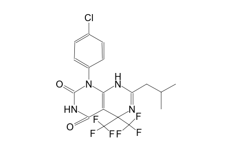 pyrimido[4,5-d]pyrimidine-2,4(1H,3H)-dione, 1-(4-chlorophenyl)-5,8-dihydro-7-(2-methylpropyl)-5,5-bis(trifluoromethyl)-